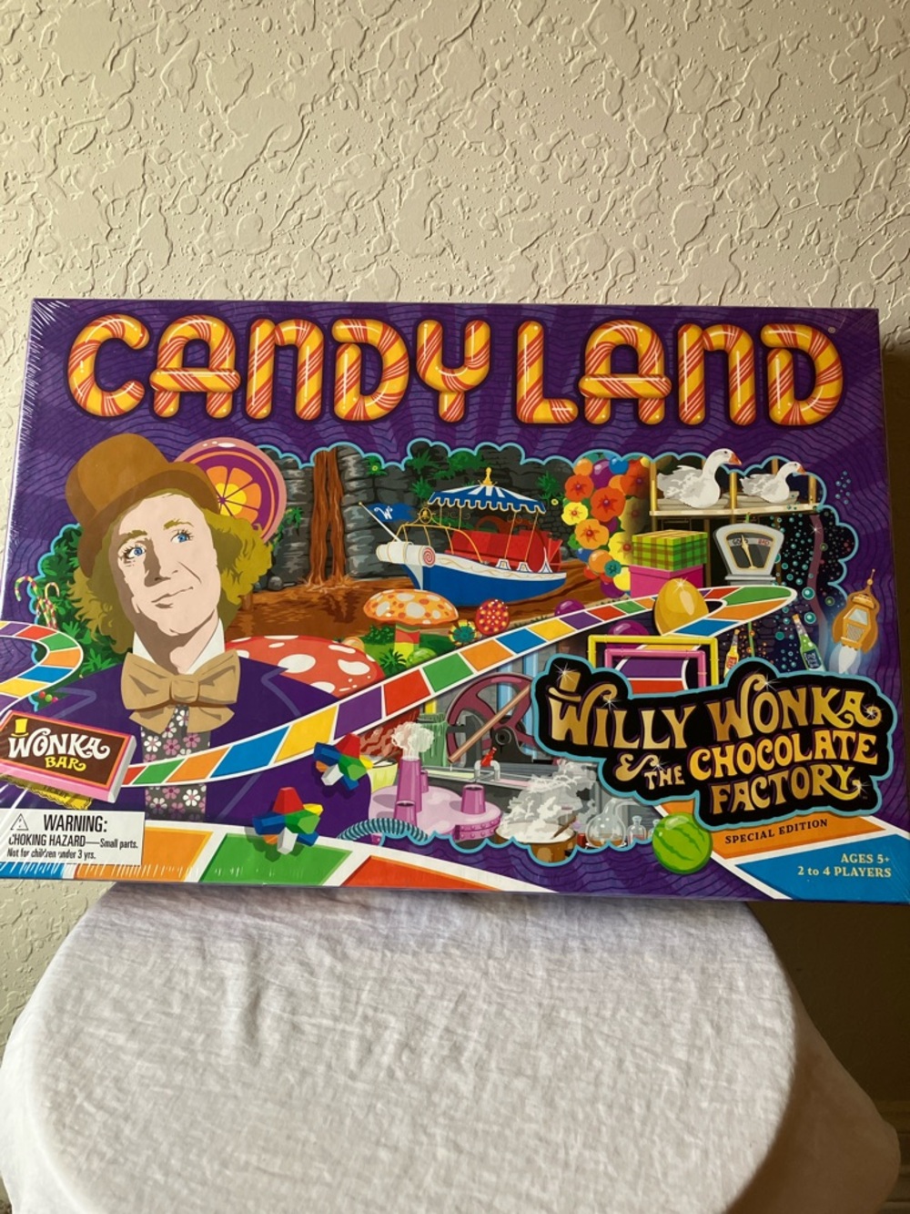 Hasbro: CandyLand x Willy Wonka Board Game- SEALED